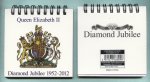 Souvenir OFFICIEL du JUBILEE de diamant de la Reine Elizabeth II : CARNET / BLOC NOTES à spirales