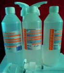 3 + 1 GRATUIT : LOTION Désinfectante pour les MAINS 4 Flacons de 500 ml (avec 2 Pompes doseuse) Nettoyant, Désinfectant, ANTIBACTERIEN